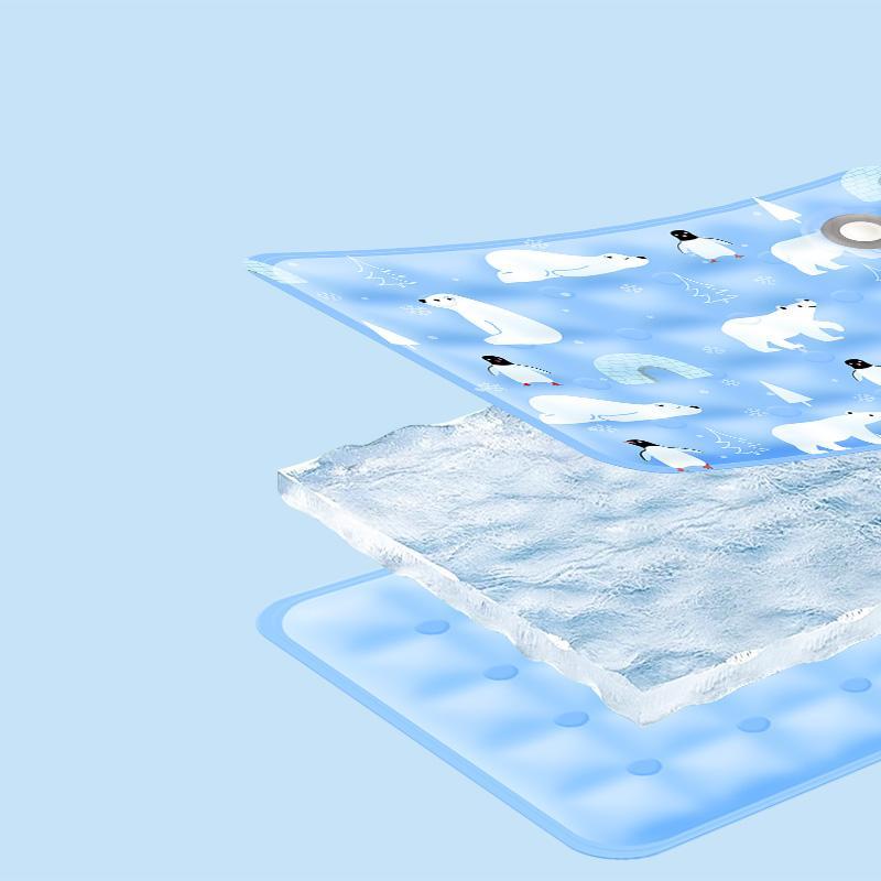 Polar Chill™ Pet Cooling Pad – Summer Ice Mat for Dogs & Cats (Washable, Portable)